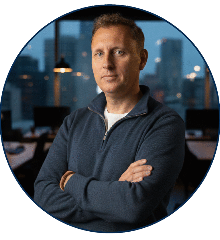 Zakelijk portret van Rob van Berkel